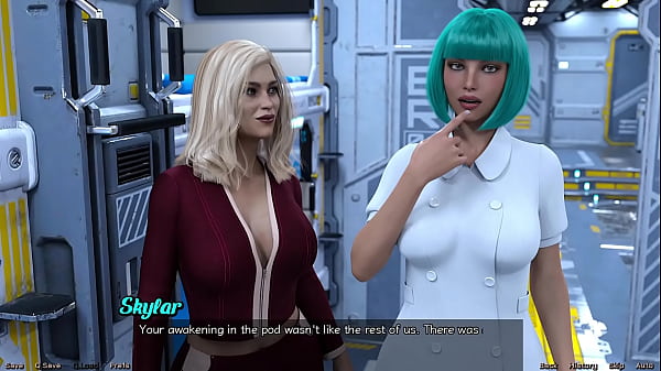 Stranded in space #3 competition between milfs and teens 