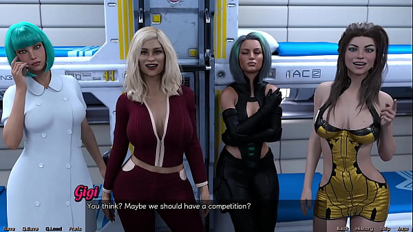 Stranded in space #3 competition between milfs and teens 