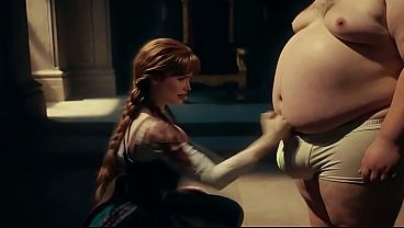 Fiery braided redhead princess broken &ndash; innocent winter royal turns into cum guzzling cowgirl slut 