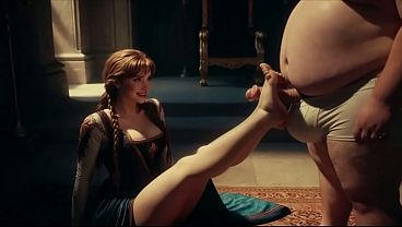 Fiery braided redhead princess broken &ndash; innocent winter royal turns into cum guzzling cowgirl slut 