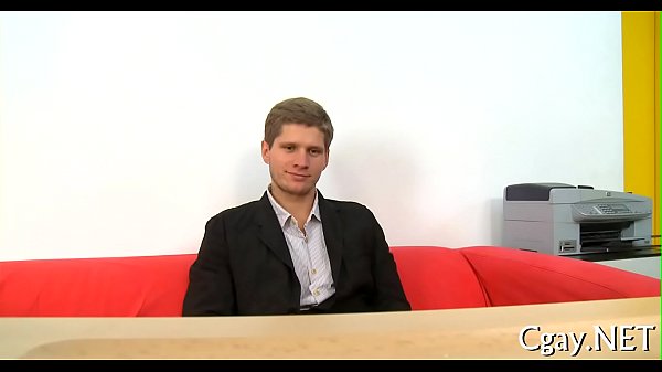 Obscene blow job job for lusty gay 