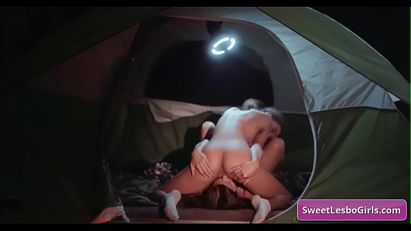 Sexy big tit lesbo girls enjoy rubbing each other in the wild 