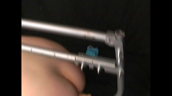 Play MP4 - Chubby blonde Annas bizarre femdom machine domination and clamped punishment