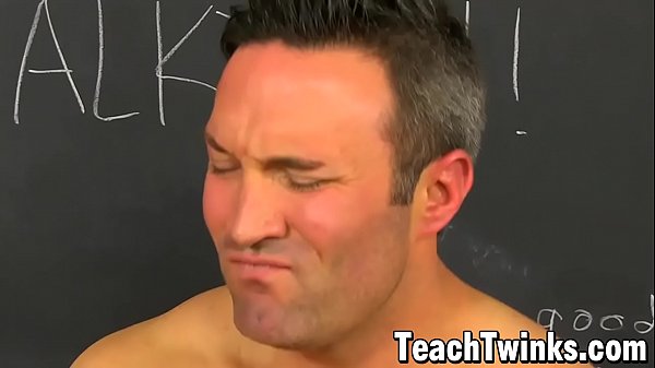 Twink bent over and pounded balls deep by stud in classroom