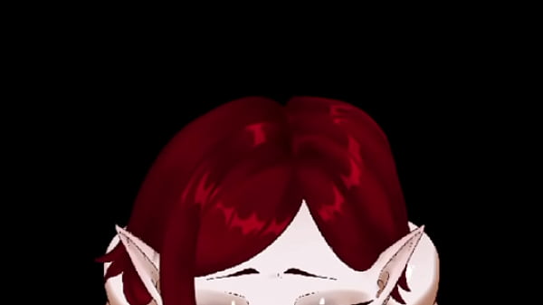 Red haired elf girl blowjob 