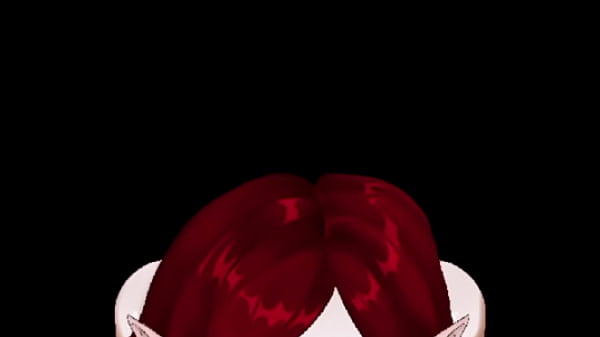 Red haired elf girl blowjob