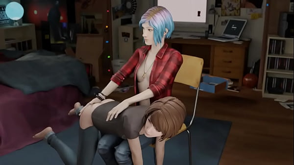 Max gets spanked over the knee by chloe price 
