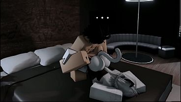 Filling a Slutty Catgirl in Roblox 