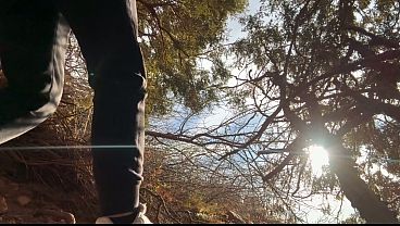 Nonton First Piss Video! Outdoor Piss On Hiking Trail! thumbnail