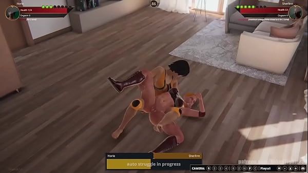 Horie VS Sherlinn (Naked Fighter 3D)