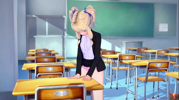 Nonton Blonde-haired Girl Caught Grinding The Table, Gets Disciplined By A Man &ndash; Koikatsu thumbnail