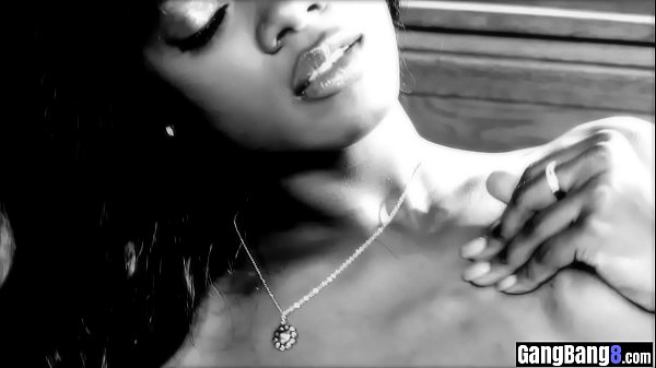 Slender ebony_babe takes alot big dicks just for her