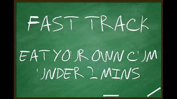 Play MP4 - Eat your own cum really fast by Goddess Lana