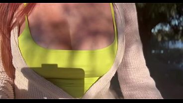 European stepmom artemisia love showing her juicy boobs outside