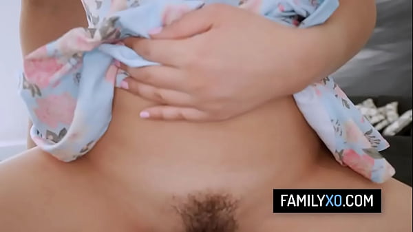 Hot babe fucking with her just divorced stepdaddy 