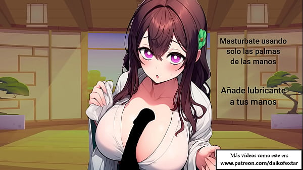 JOI hentai con el pilar del amor. Instrucciones para masturbaci&oacute;n especial en espa&ntilde;ol. 