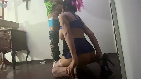 Trap,femboy,ladyboy, Big Tits, Fuck Whit Delivery Man thumbnail