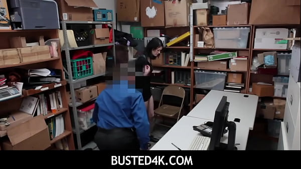 Nonton Sexy Thief Stroking A Big Cock With Fear To Goes To Jail thumbnail