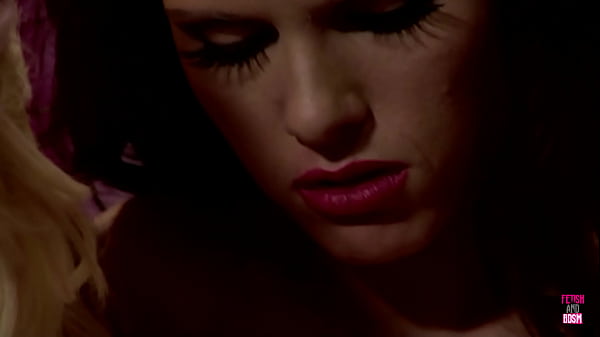 Three attractive and aroused lesbians dressed as superheroes thrash about till they 