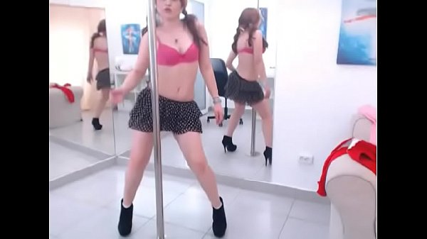 PureJasmin LittleTeenBB pigtails poledance and strip1