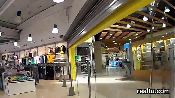 Attractive czech sweetie is tempted in the mall_and fucked inpov