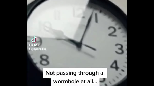 Totally normal passing through a wormhole at all 