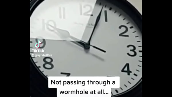 Totally normal passing through a wormhole at all