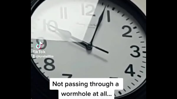 Totally normal passing through a wormhole at all 