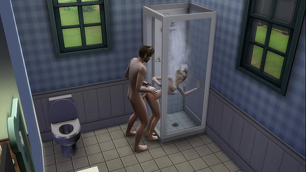 Sims 4: Luna makes Lucky Fan Cum Fast! Part 2.