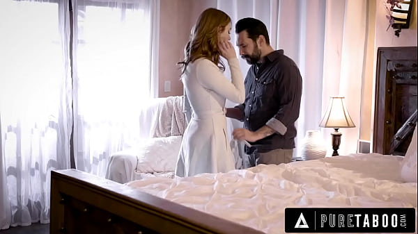 Pure taboo depressed widower uses stepson's rizz to fuck his late wife's look alike lacy lennon