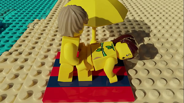 HotLEGO Babe gets_FUCKED on the Beach