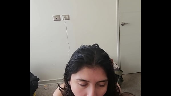 Sucking my man dry after we get out of the shower 