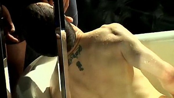 Gay jocks masturbate in class Frat Piss: Kaleb Scott! 