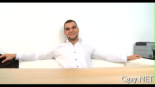 Obscene fellatio for lusty gay