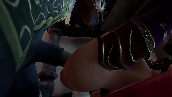 RedheadElf takes Tauren Dick in the ass Warcraft Parody