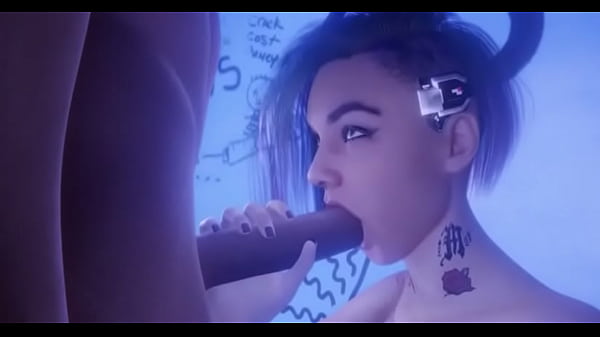 Blowjob big cock animation 3d_hentai