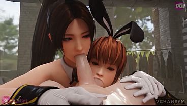 Dead Or Alive Threesome Blowjob thumbnail