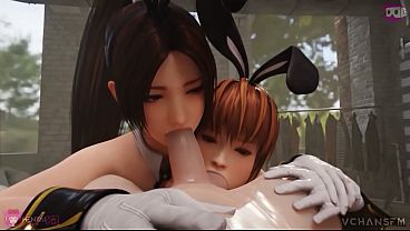 Nonton Dead Or Alive Threesome Blowjob thumbnail