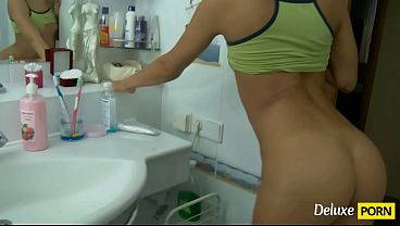 Ivy Rides Dan Hard In The Bathroom