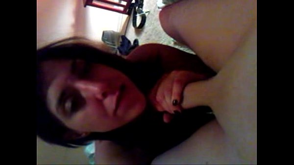 sexy busty chick deepthroats pov