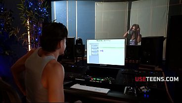 Busty Latina Popstar Fucked By Her Recording Guy While Frozen thumbnail