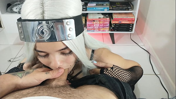Mamada com sharingancosplayanime naruto com White_Moon 4k_completono RED