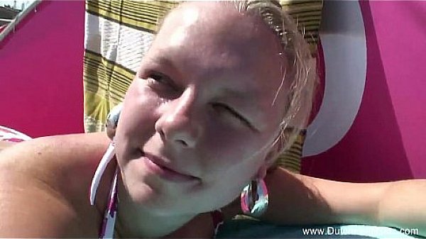 Chubby Dutch Fucked On The Beach 