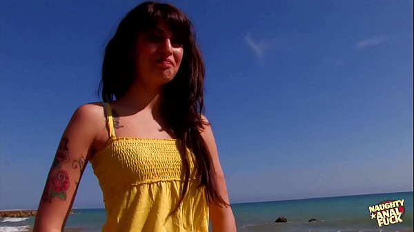 A Voluptuous Brunette Becomes Aroused At The Beach And Chooses To Perform Oral Sex On Him. thumbnail