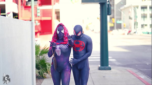 Play MP4 - Spiderman "Across The Pussy Universe" Starring Ebony Mystique & Gibby The Clown