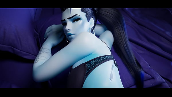 Widowmaker takes it from behind and enjoys it 