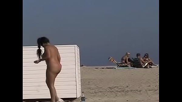 Play MP4 - Exhibitionist Wife 19 - Anjelica teasing random voyeurs at a public beach by flashing her shaved cunt&excl;