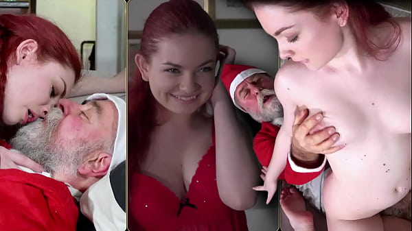 Santa fucksa pretty littleredheadin her_sweet tight pussy for Xmas