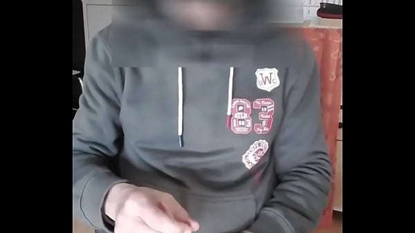 handjob and cumshot with my urethral rod in the cock, 