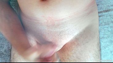 His cock GREW before making a mess